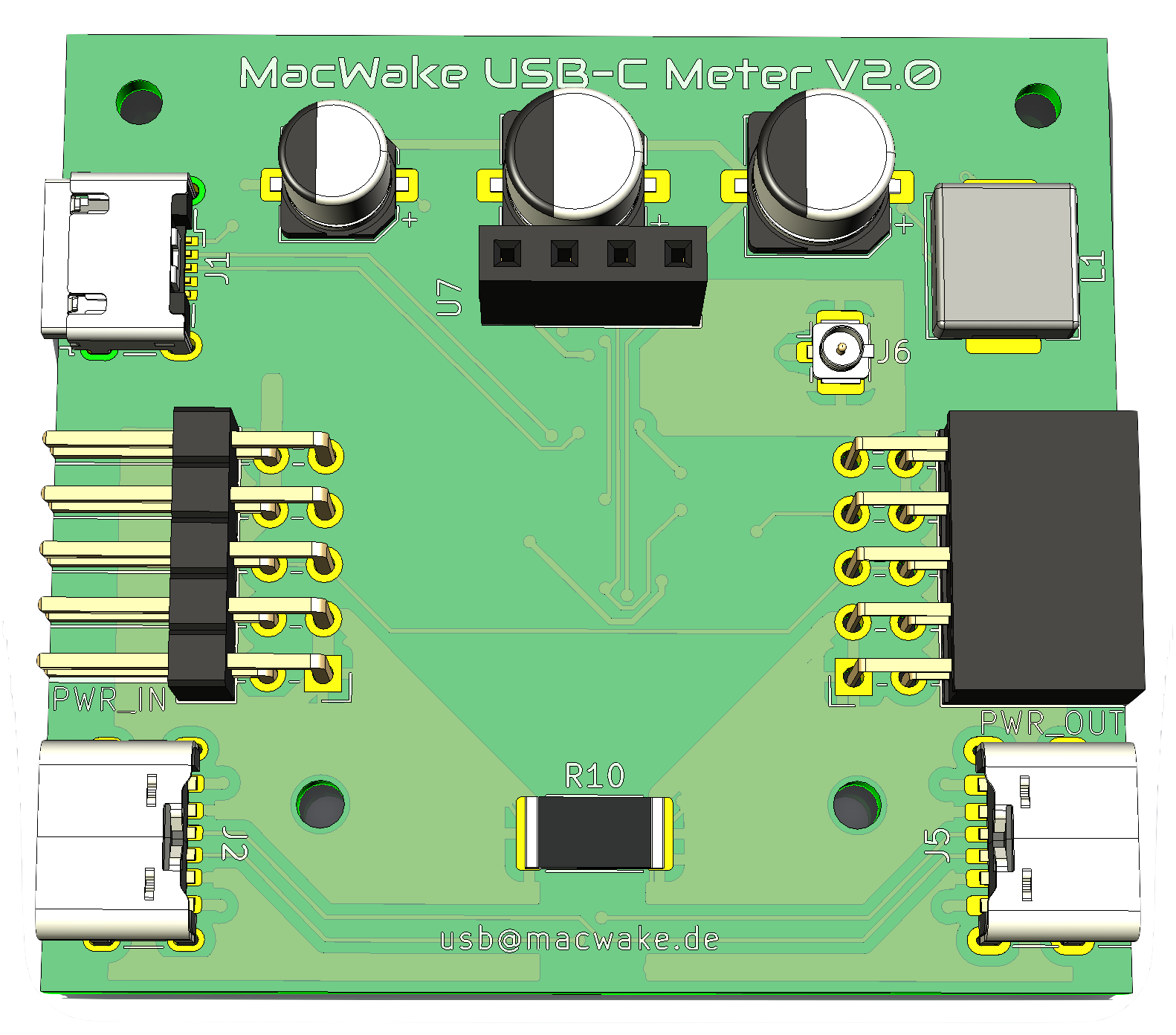 pcb rendering (front)